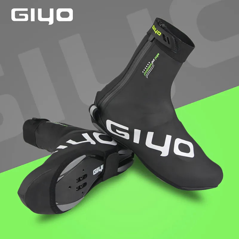 Winter Cycling Shoe Covers : GIYO Waterproof Overshoes for Men & Women - MTB, Road Bike Racing, Bicycle Gear