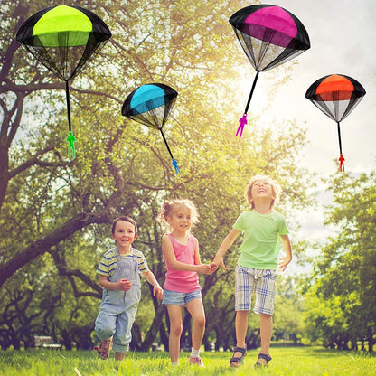 Mini Soldier Camouflage Parachute: Hand Throwing Outdoor Toy for Kids - Educational Flying Sport Game