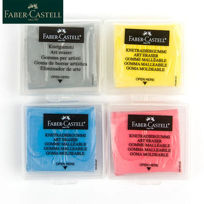 Faber-Castell Plasticity Rubber Soft Art Eraser: Highlight Wipe Kneaded Rubber - Perfect for Art, Painting, Design Sketching, and Stationery