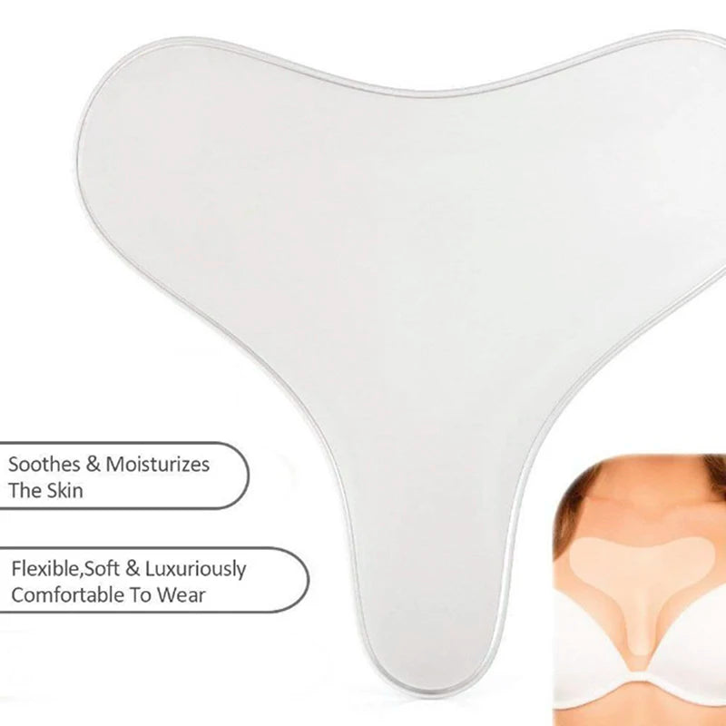 Silicone Neck Pad: Wrinkle Pads for Neck Treatment & Prevention - Anti-Aging Chest Pad for Skin Care