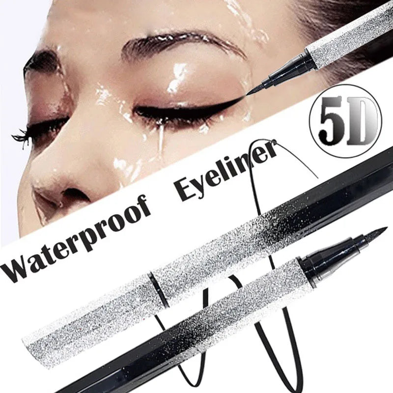 1PC New Black Liquid Eyeliner – Long-Lasting Waterproof Eye Liner Pencil Pen for Women, Makeup Cosmetic Tool