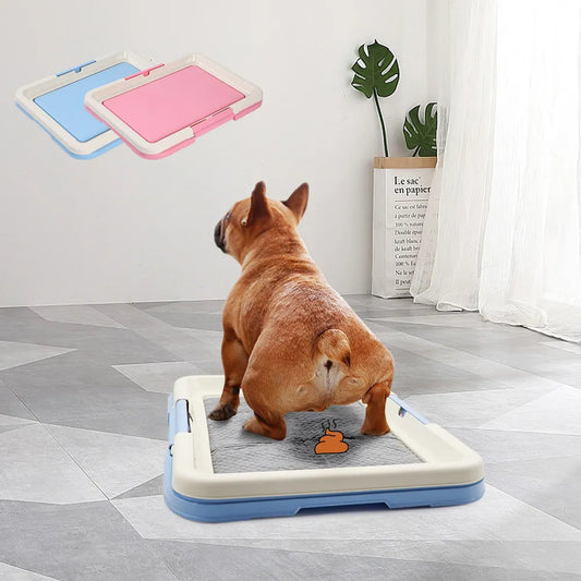 Portable Indoor Dog Training Toilet: Potty Pet Toilet for Small Dogs and Cats - Cat Litter Box Puppy Pad Holder Tray, Convenient Pet Supplies