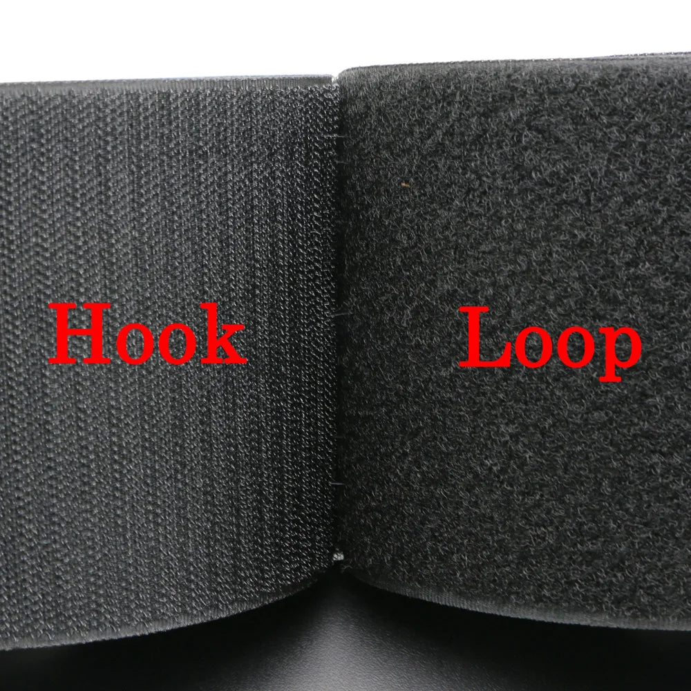 Non-Adhesive Hook and Loop Fastener Tape - 16/20/25/38/50/100mm, Sew-On Magic Tape for DIY, 1 Meter