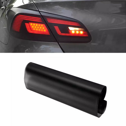 PVC Car Lamp Film: Matte Black Auto Headlight Fog Light Tint Sticker - 30x150cm, Car Body Decoration Film