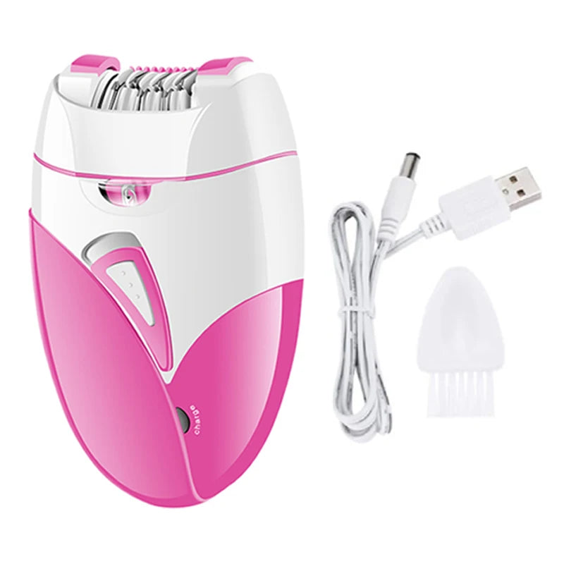 Original Kemei Electric Female Epilator: Facial to Full Body Hair Remover for Women - Rechargeable, Bikini, Underarms, Legs Hair Removal