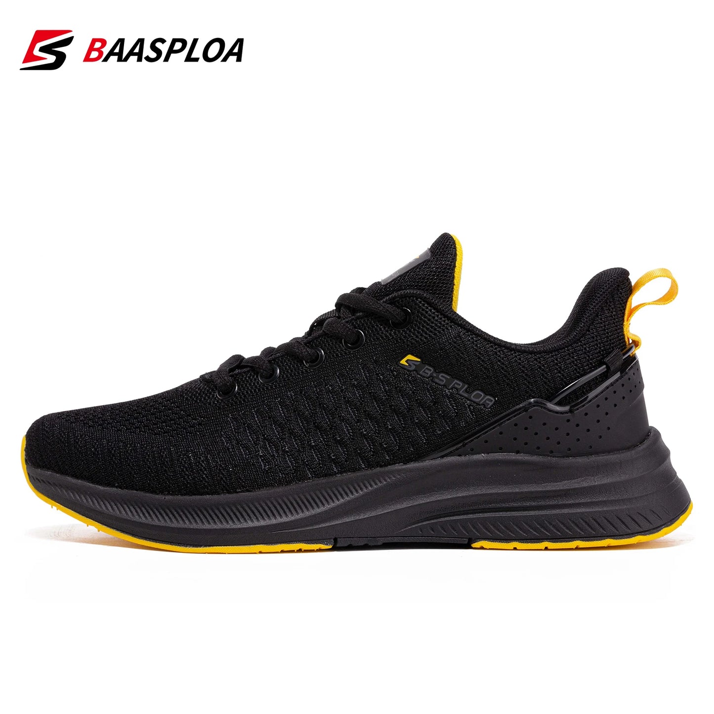 Baasploa 2022 Lightweight Running Shoes for Men – Designer Mesh Casual Sneakers, Lace-Up Outdoor Sports Tennis Shoes