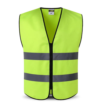 High Visibility Reflective Vest - Safety Clothing for Working, Motorcycle, Cycling, Sports - Outdoor Reflective Jacket for Enhanced Safety