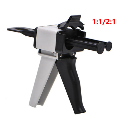 Dental Impression Mixing Dispensing Gun | Universal 1:1/1:2 Silicon Rubber Dispenser Gun | 10:1 Dentist Tools