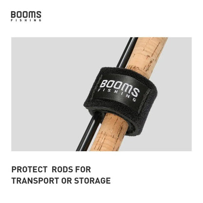 Booms Fishing RS3 Lure Rod Holder Belt: Secure Strap with Rod Tie, Suspenders Wrap for Tackle Boxes & Tools - Fishing Accessories