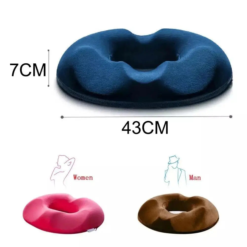 1PCS Donut Pillow - Hemorrhoid Seat Cushion, Tailbone & Coccyx Orthopedic Medical Cushion for Prostate, Memory Foam Chair