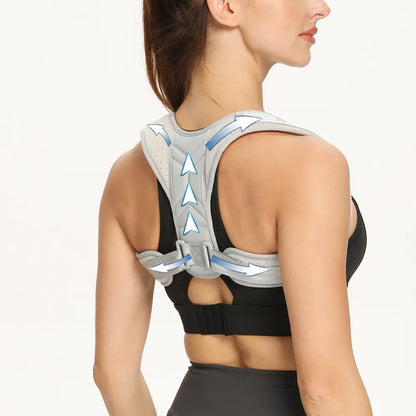 Adjustable Posture Corrector: Humpback Prevention and Spine Pain Relief Belt - Back and Shoulder Support for Women and Men