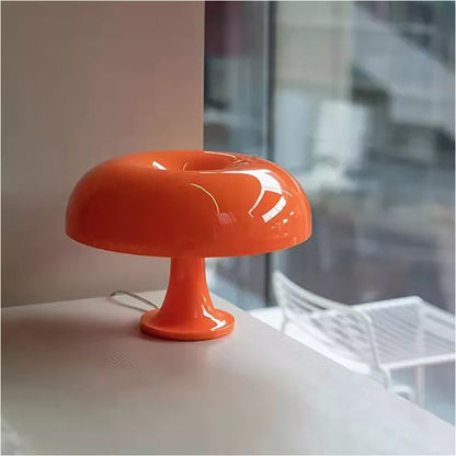 Italian Designer LED Mushroom Table Lamp - Modern Minimalist Desk Light for Hotel Bedroom, Bedside, Living Room Decoration Lighting