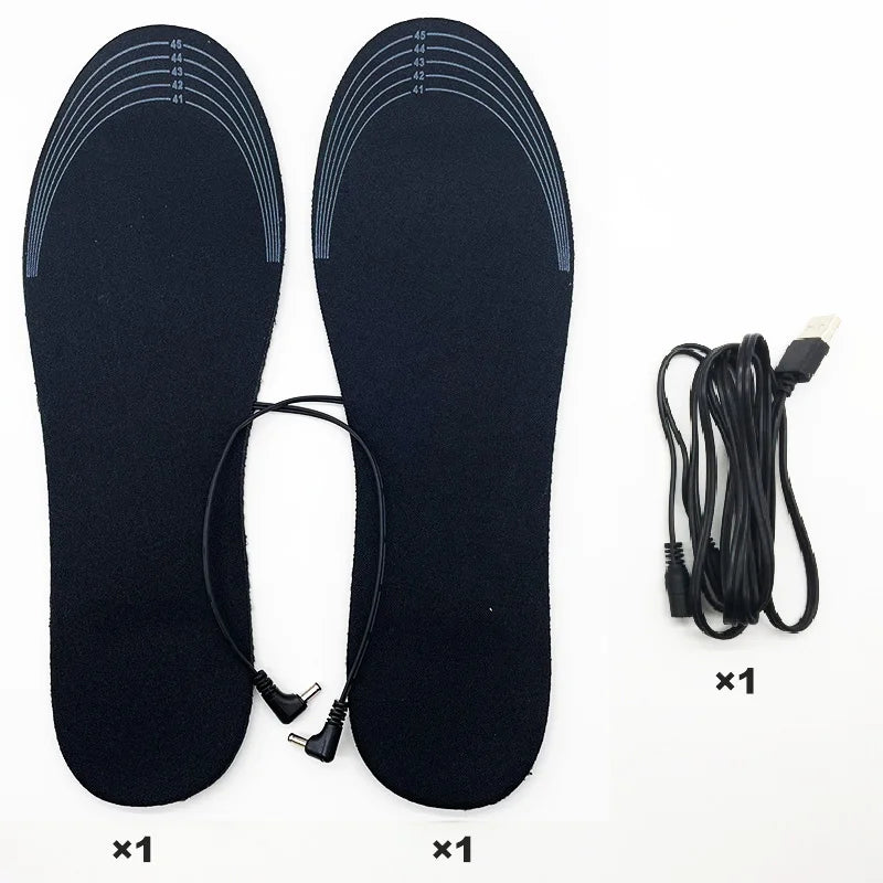 Heated USB Electric Insoles – Winter Foot Warming Pad & Warmer Mat for Outdoor Sports, Winter Warmth