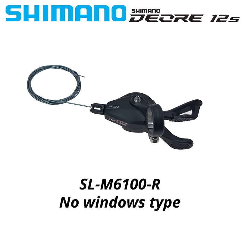 SHIMANO DEORE M6100 12s Groupset | 12-Speed Shift Lever & Rear Derailleur Kit - Compatible with M7100 & M8100 Series