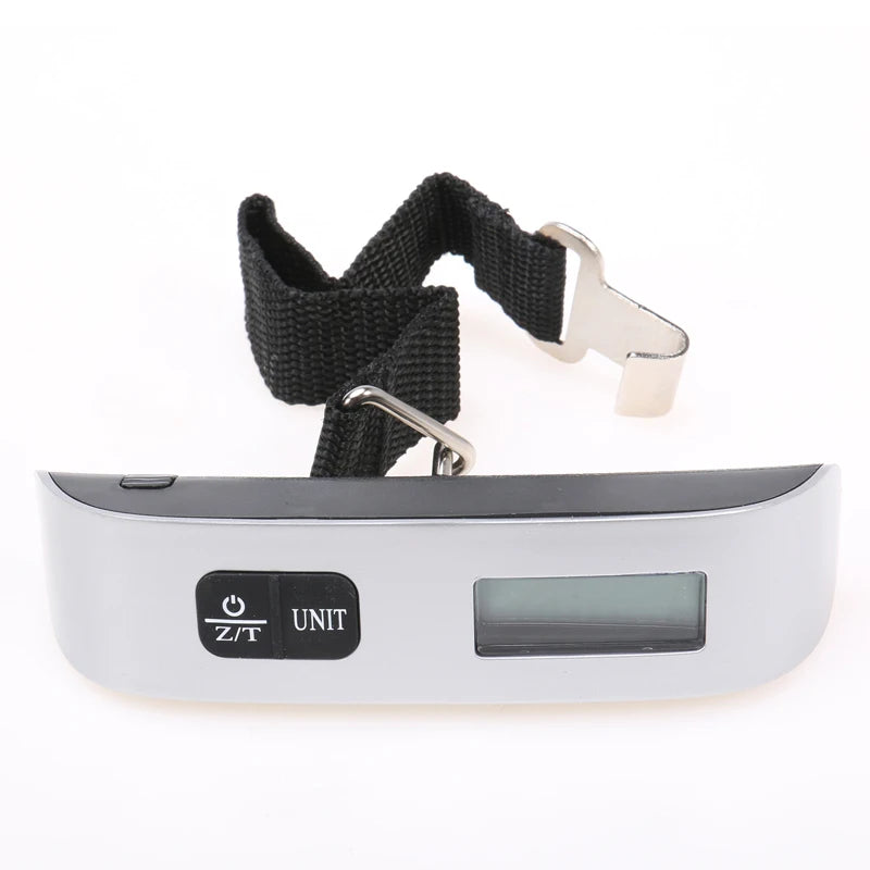 50kg/10g Digital Electronic Balance Scale - Kitchen Luggage Hanging Scale for Travel Suitcase - Portable Baggage Weight Tool