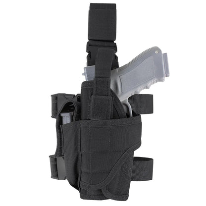 Universal Tactical Tornado Drop Leg Thigh Holster - Left/Right Hand Gun Holster for Hunting, Military, Airsoft, Glock Handgun Holder Bag