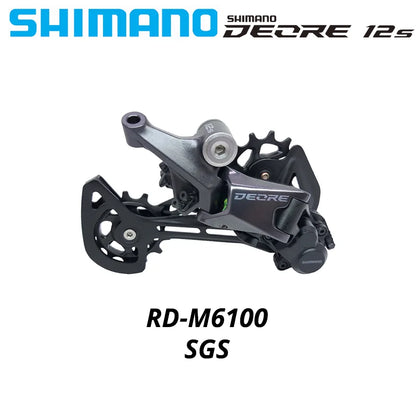 SHIMANO DEORE M6100 12s Groupset | 12-Speed Shift Lever & Rear Derailleur Kit - Compatible with M7100 & M8100 Series