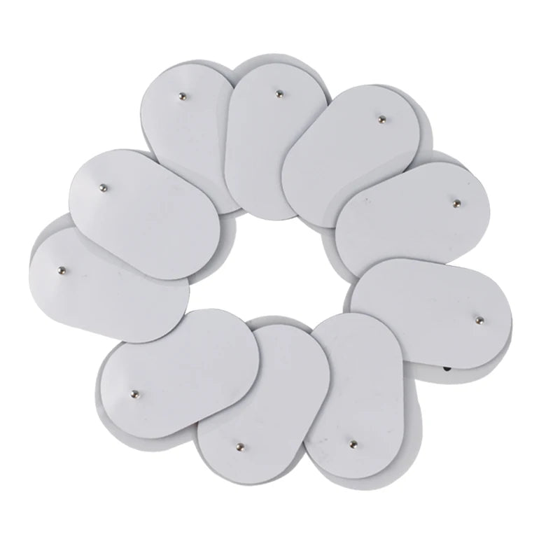 10/20Pcs 3.5mm Plug Gel Electrode Pads: Nerve Muscle Stimulator TENS Acupuncture Pulse Electric Massager Slimming Massager