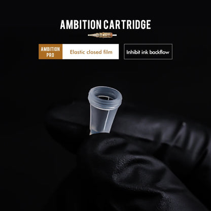 Ambition Premium Revolution Tattoo Cartridge Set - Mixed Needles Including Round Liner, Shader, Curved Magnum in Sizes 1RL, 3RL, 5RL, 7RL, 9RL, 7RM, 9RM, 13RM