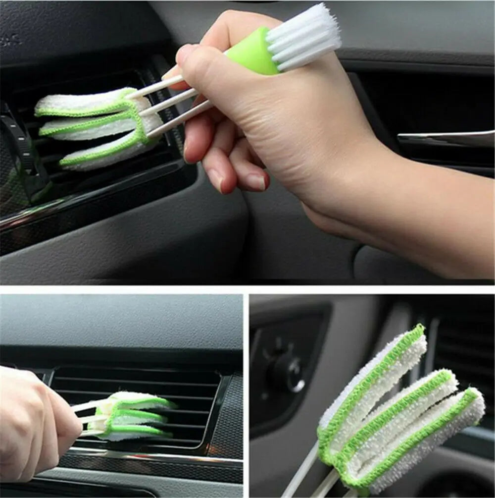 Plastic Car Brush: Auto Air Conditioner Vent Blinds Cleaner - Cleaning Tool