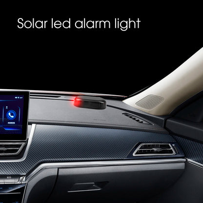 Solar Power Car Security Alarm – LED Anti-Theft Warning Light, Flashing Blinking Fake Car Lamp