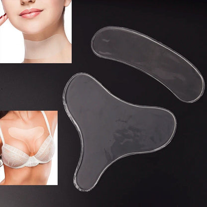 Silicone Neck Pad: Wrinkle Pads for Neck Treatment & Prevention - Anti-Aging Chest Pad for Skin Care