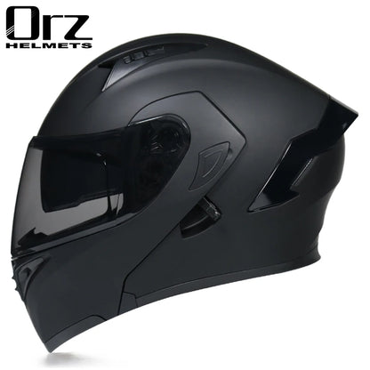 High-Quality Flip Up Motorcycle Helmet | DOT Approved Double Lens Full Face Moto Casco | Capacete for Motociclistas