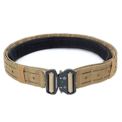 2 Inch Tactical Belt with Quick Release Metal Buckle - MOLLE Laser Men's Belts, Camo