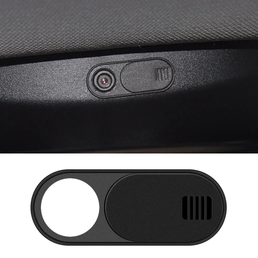 Lens Covers for Tesla Model 3/Y: Slide-to-Close/Open Webcam Blocker Camera Cover - Privacy Protector Car Accessories (1/5/10 Pcs)