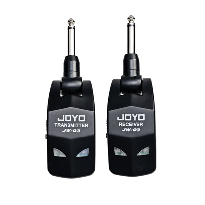 JOYO JW-03 Wireless Guitar System - 2.4GHz 4 Channels Transmitter and Receiver for Electric Guitar & Bass Amplifier