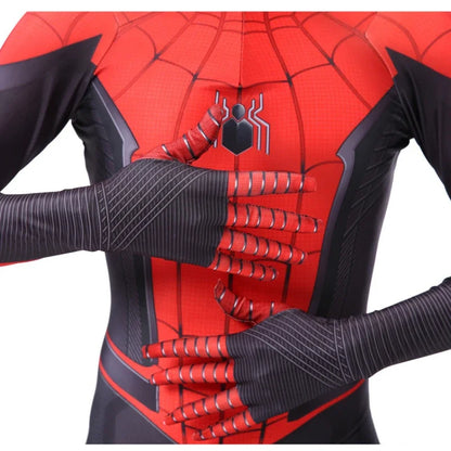 Adult Spider-Man 3D Costume Bodysuit - High-Quality Spandex Zentai for Halloween Party Cosplay