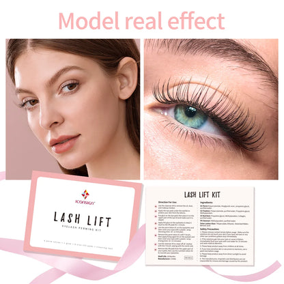 ICONSIGN Lash Lift Kit: Lifting Eyelash Enhancer - Perm Eye Makeup, Customizable with Your Logo