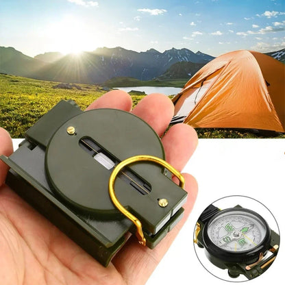 Waterproof High Precision Compass – Outdoor Gadget for Hiking, Mountaineering, and Sports | Professional Metal Sight