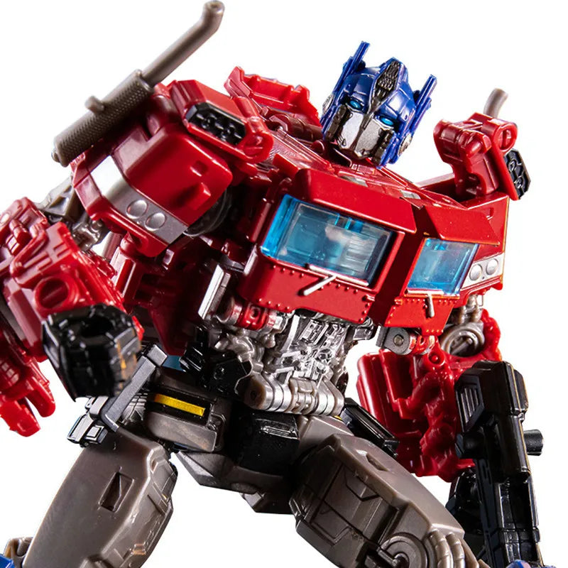 Transformation Robot Car Toy - Alloy Commander Optimus Prime Action Figure, Movie Series, Perfect for Children's Birthday Gift