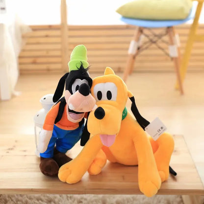 Disney Cartoon Plush Toys - 30/40cm Minnie, Mickey, Pluto, Goofy, Miaomiao House Dolls, Creative Wedding and New Year Mascot Gifts