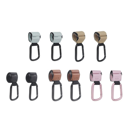 Convenient Stroller Hooks: Durable Alloy-Hook Clips for Hanging Bags and Shopping Bag - Universal Hook for Mommy-Walking - Essential Stroller Accessory