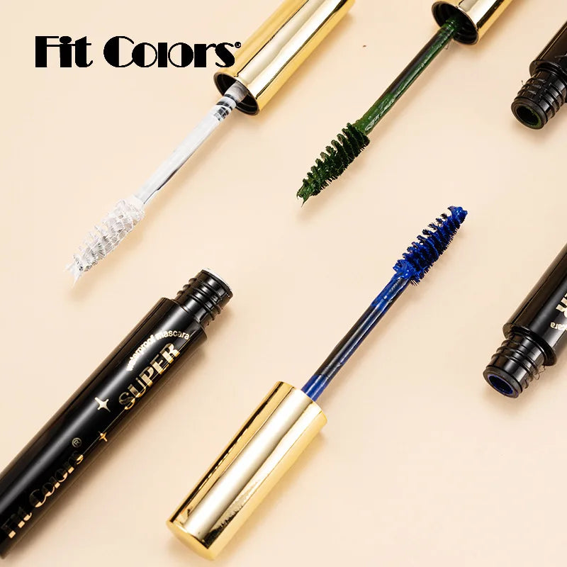 5D Silk Fiber Mascara – Waterproof 3D Eyelash Extension in 14 Colors, Thickening & Lengthening Eye Lashes. Cosmetics