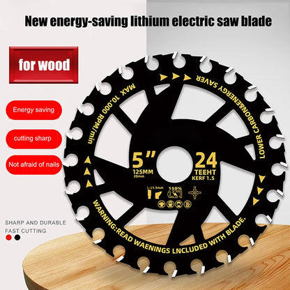 Energy-Saving Lithium Saw Blades – Efficient Wood Cutting for Woodworking and Carpentry with Specific Alloy