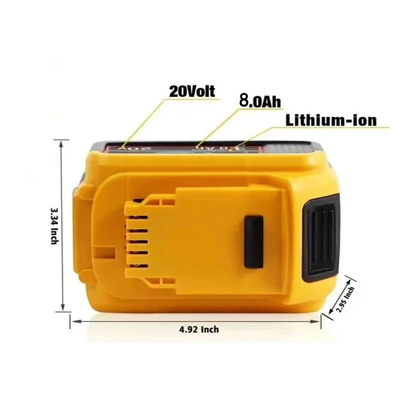 Portable LED Light for Dewalt 18V Battery: Cordless Spotlights for Outdoor Work, Fishing - Handheld Emergency Tool