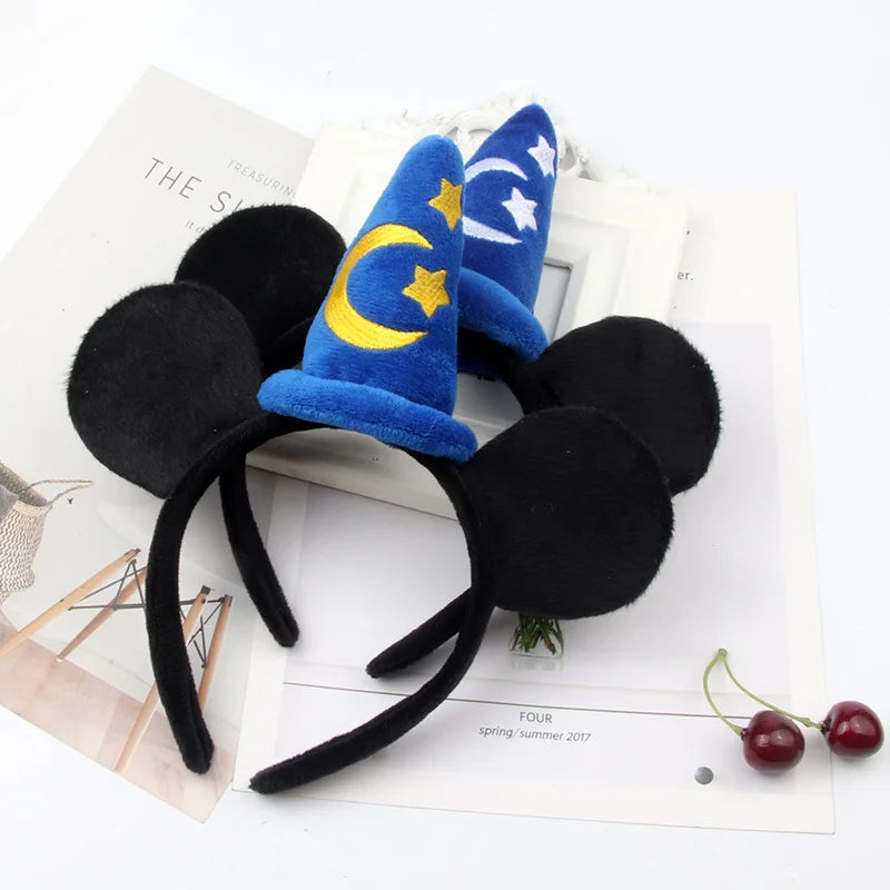 Mickey Mouse Plush Magic House Headwear: Disney Cosplay Decoration for Christmas Party - Cloth Hair Band for Adults and Children