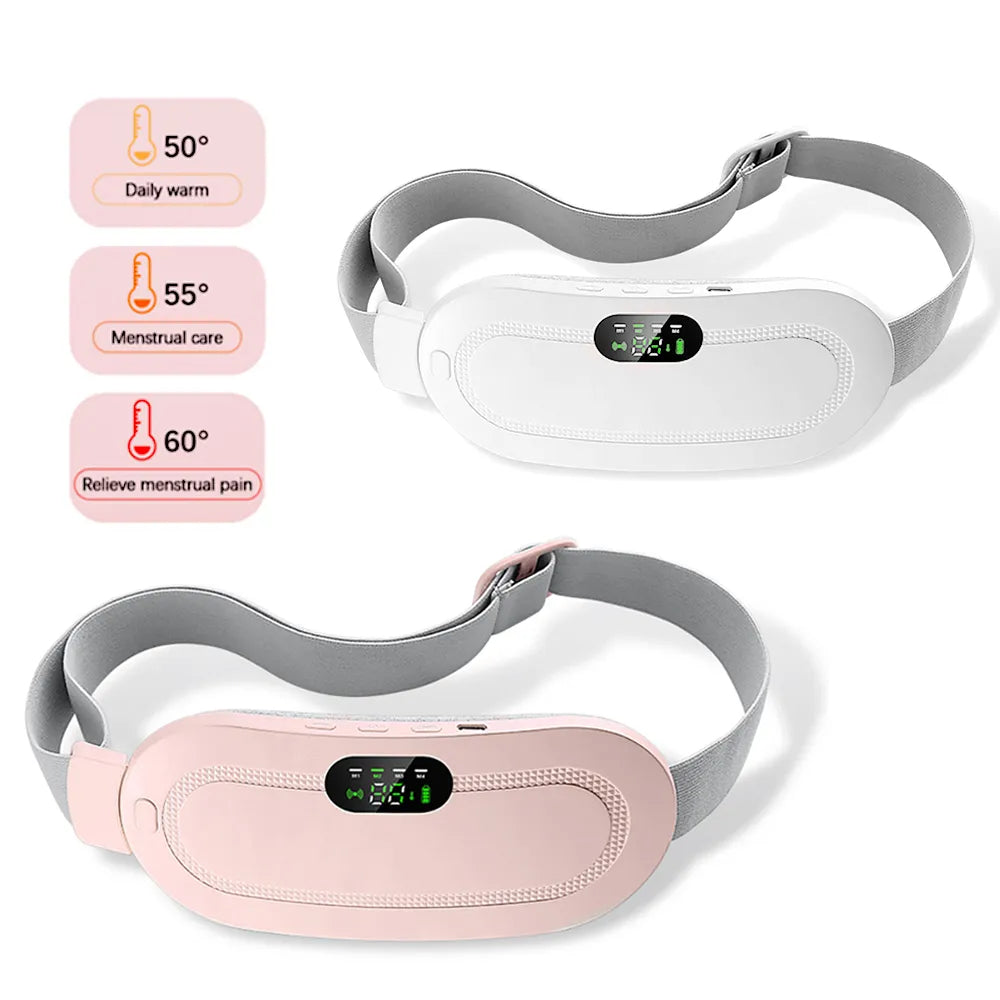 Portable Menstrual Heating Pad - Warm Palace Waist Belt, Period Cramp Massager, Dysmenorrhea Relief Belt