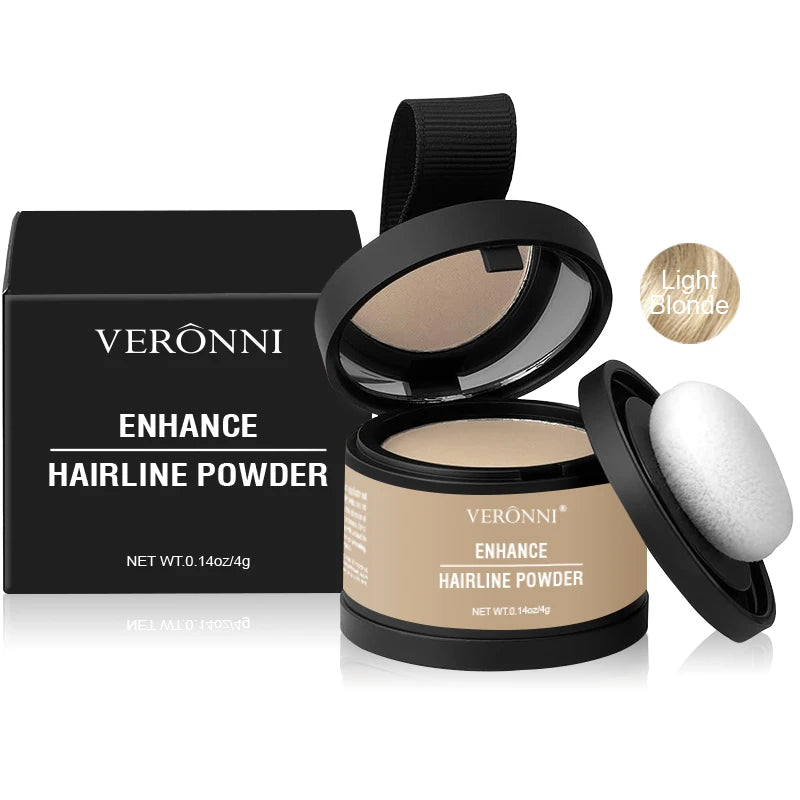 14 Color Hair Line Powder - Natural Instant Root Cover-Up, Waterproof Hairline Shadow Concealer for Hair Repair