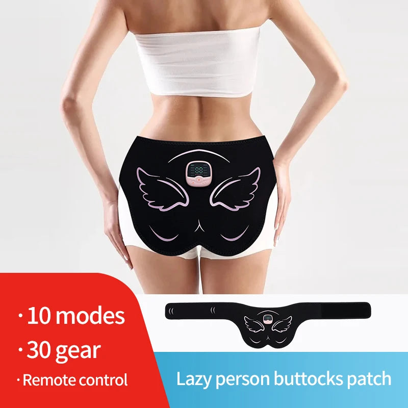 Electric EMS Butt Muscle Stimulator - USB Rechargeable Hips Trainer, Buttocks Lifting Muscle Toner, Weight Loss & Fat Burning Fitness Tool