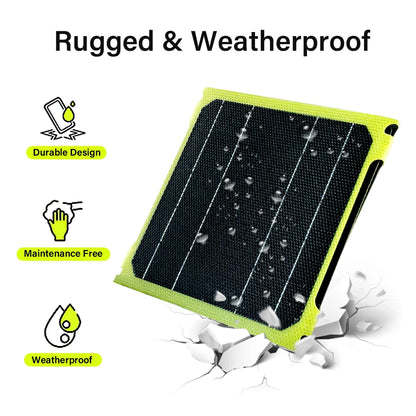 JMUYTOP Outdoor Portable Solar Panel Charger - 5V 21W/40W with PD 20W QC 3.0 - USB A C Power Bank Compatible