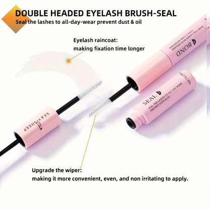 Lash Bond & Seal Kit: 10ml Glue with Super Strong Hold for Individual Lashes + 5ml Glue Remover - DIY Lash Extension Essentials