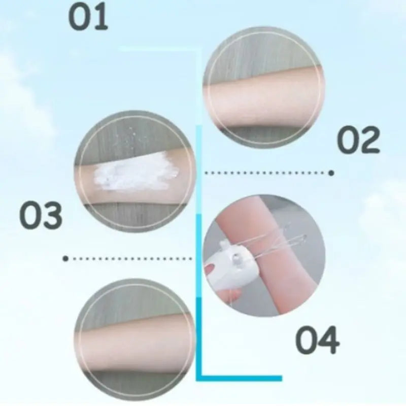 Mini Electric Facial & Body Hair Removal Device: USB-Powered Epilator Shaver Trimmer for Women - Neck, Lip, Chin, Arm, Leg