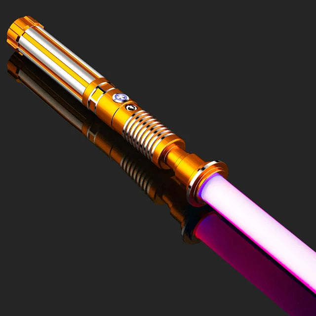 RGB Metal Lightsaber Toy - Laser Sword with Light and Sound Effects, Durable Kpop Lightstick for Play and Display