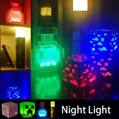 Brownstone Torch LED Lamp – USB Rechargeable Potion Bottle Night Light, Perfect Kids' Xmas Gift and Table Lamp for Living Room and Bedroom Decor