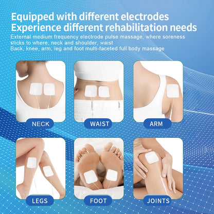 12 Modes TENS Machine EMS Muscle Stimulator - Low Frequency Therapy Device for Pain Relief and Muscle Stimulation