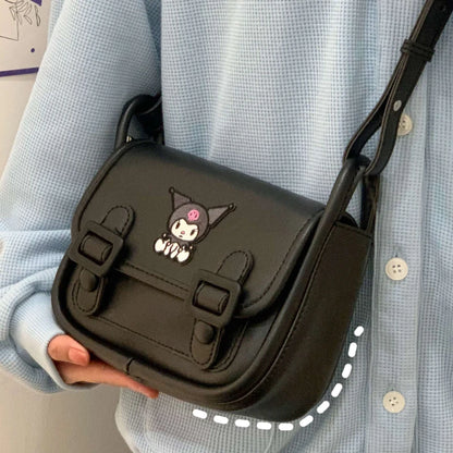 Kawaii Sanrio Kuromi Cambridge Bag: Net Red Underarm Shoulder Bag - All-Match Japan and South Korea Gift